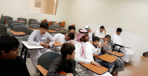 Students of Al-Tomouh Preparatory School at Jamoum Pay a Visit to Jamoum Computer Science Department